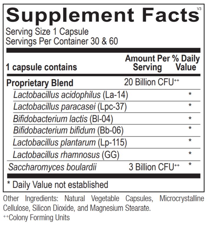 Lactobacillus Rhamnosus Probiotic 20 Billion CFU.